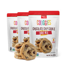 Load image into Gallery viewer, Cooggies Gluten free Chocolate Chip Cookie Bake Mix, is a delicious alternative to your favorite baking needs. Cooggies mixes are designed to ensure great taste. Cooggies mission is to use simple ingredients, make baking fun and easy and end up with a simply delicious treat.  Cooggies is Non-Gmo, Peanut and Soy free, Grain free, Dairy free and Kosher, Vegan friendly, Crispy or Chewy options.